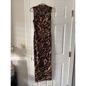 Murci Dakota Maxi Dress Leopard US6